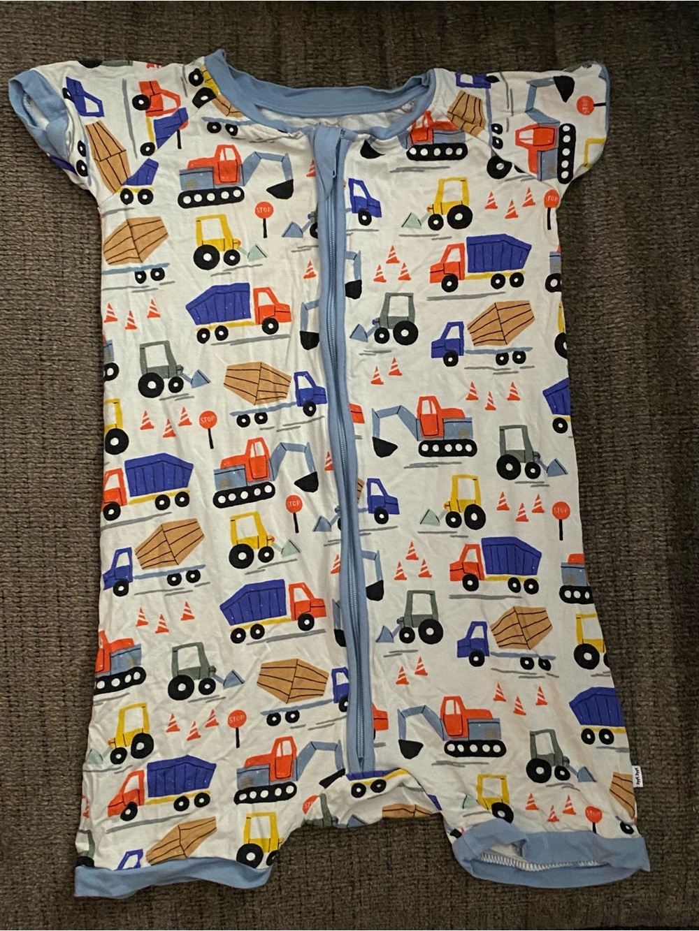 Little Sleepies Construction Print Zippy 3T